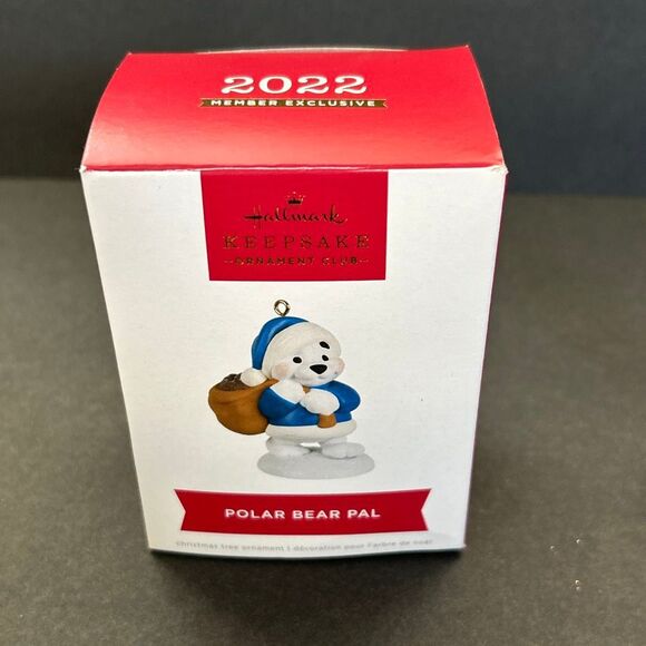 Hallmark Keepsake Ornament Polar Bear Pal 2022 Member Exclusive Club Holiday - Picture 2 of 8